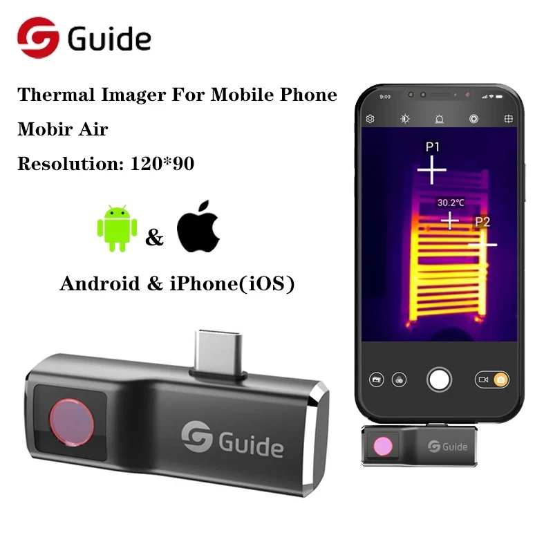 Infiray P2 Pro Macro Lens - Przewodnik Kamera termowizyjna Mobir Air dla