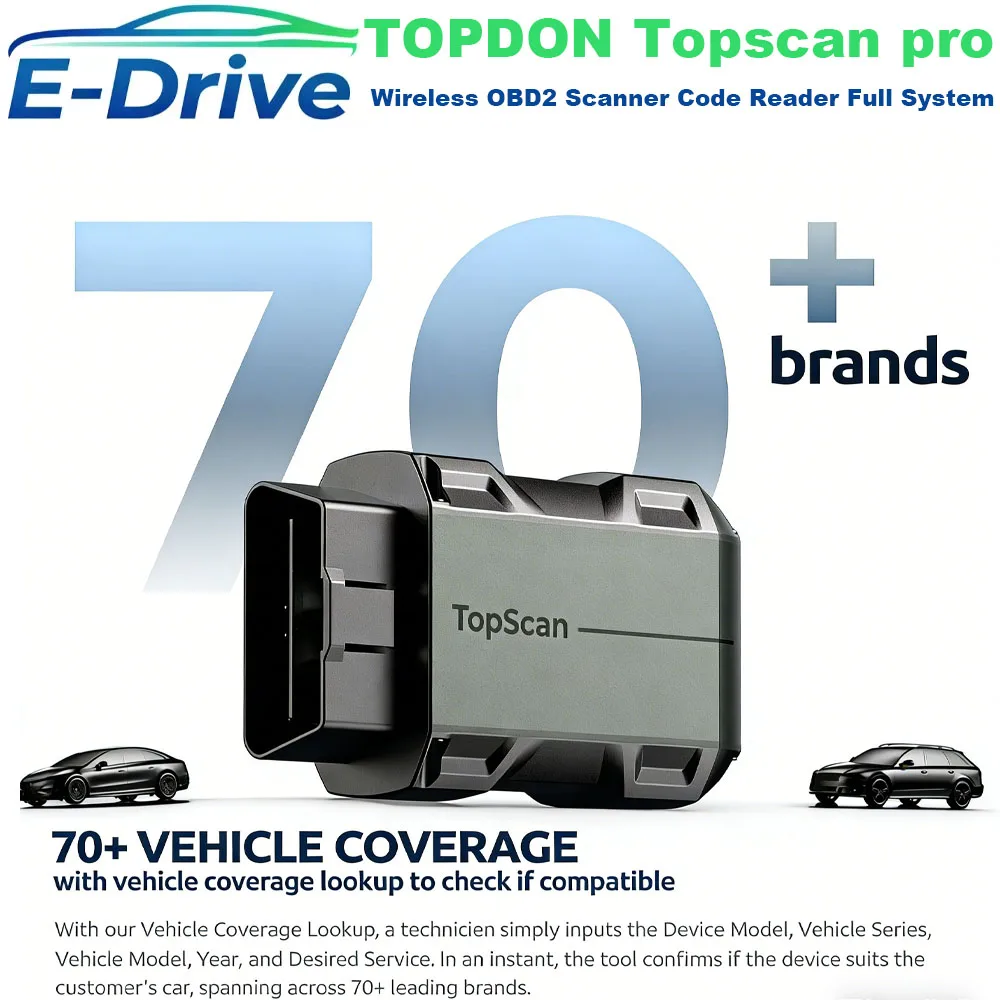 Topdon Tc001 Thermal Camera - TOPDON Topscan Pro Bezprzewodowy Skaner OBD2