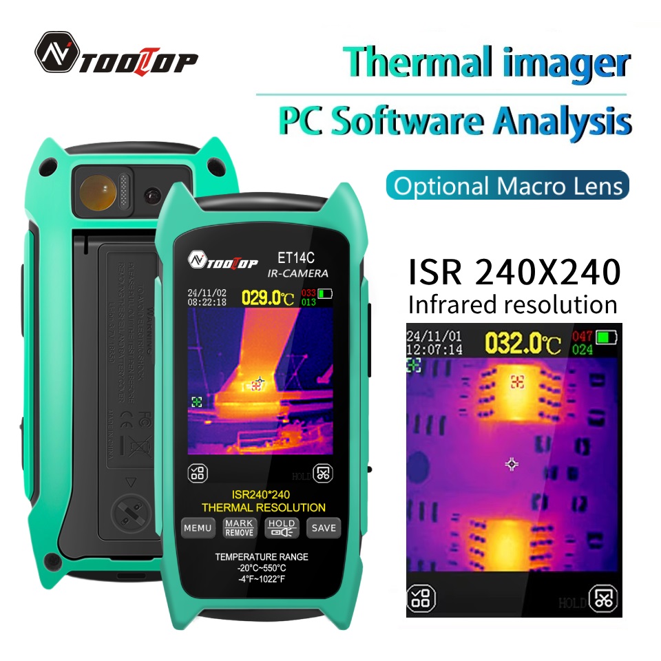 Nf 521 Thermal Imaging Camera - TOOLTOP ET14C 2,8-calowa kamera termowizyjna 25