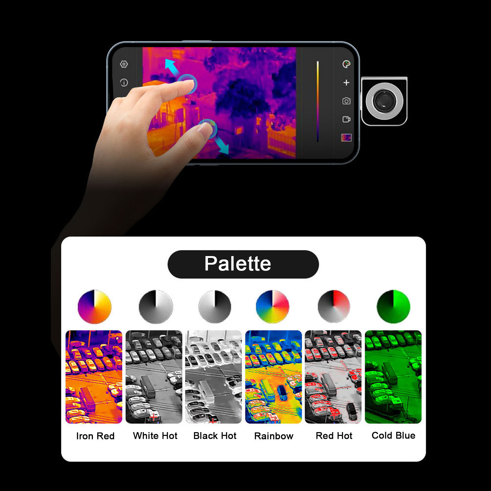 Kamera termowizyjna o rozdziel – Thermal Imaging Camera 256X192 recenzja i cena