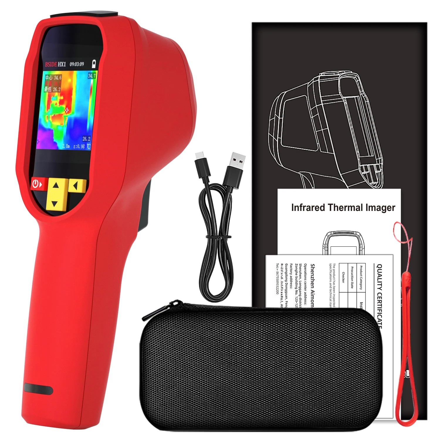 Kamera termowizyjna BSIDE HX1  – Thermal Imager Pcb Repair recenzja i cena