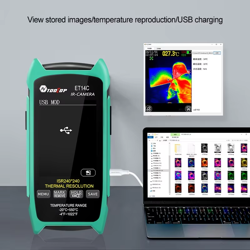 TOOLTOP ET14C 2,8-calowa kamer – Nf 521 Thermal Imaging Camera recenzja i cena