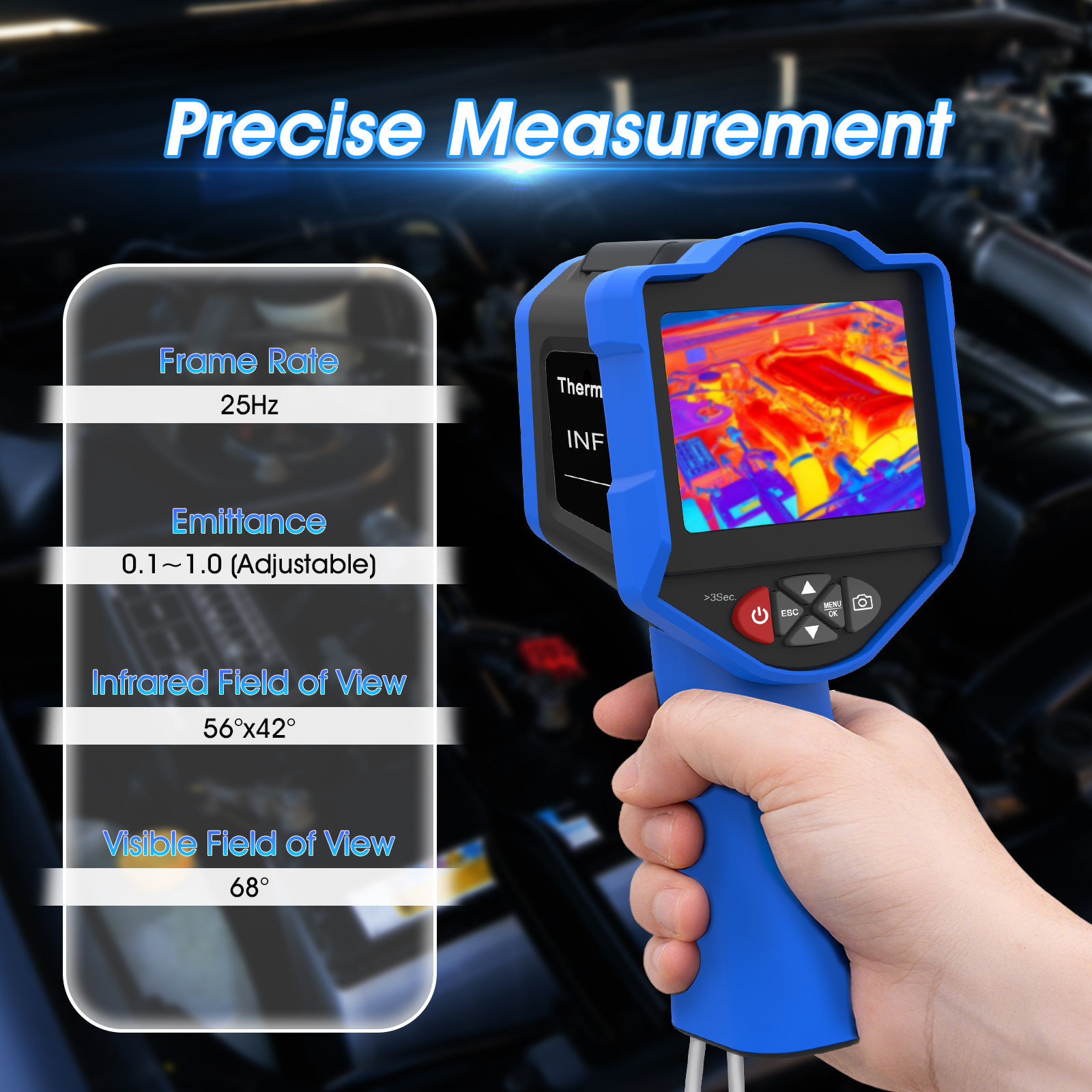 Kamera termowizyjna 256x192, 2 – Thermal Imaging Camera 256X192 recenzja i cena