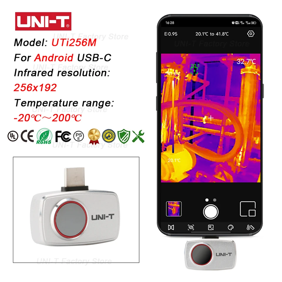 Kamera termowizyjna na podczer – Thermal Imaging Camera 256X192 recenzja i cena
